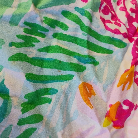 Lilly Pulitzer Pottery Barn Orchid Border Duvet Cover Set King Sized Tropical - Picture 9 of 16